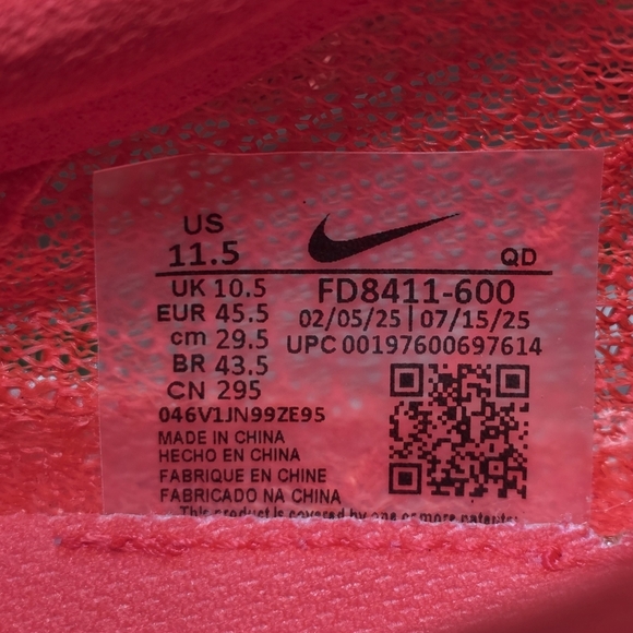 Nike Air Zoom Victory 2 Bright Crimson Washed Coral FD8411 600 Men\'s Size 11.5 main image 6